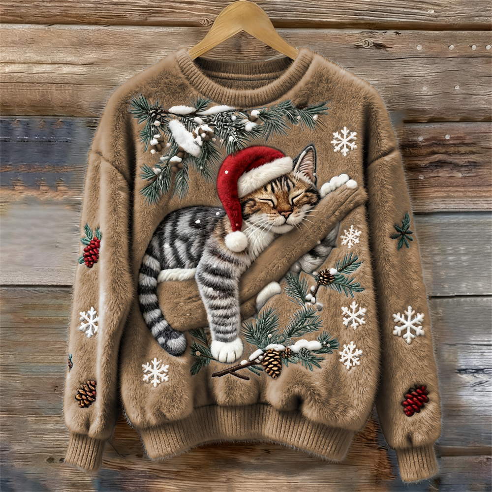 Emery | The Purrfect Christmas Sweater for Cat Lovers