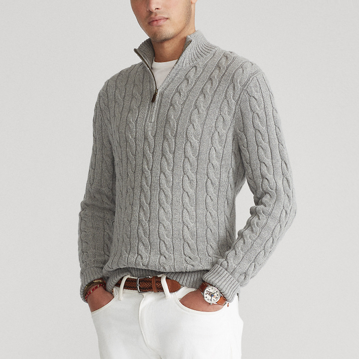 Colyn | Old Money Half-Zip Sweater