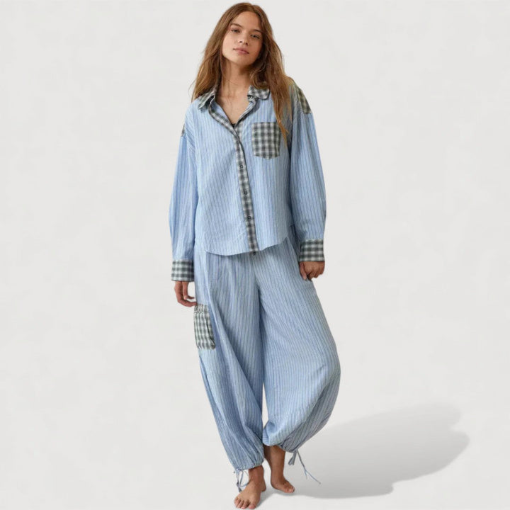 Lorienne | Elegant Relaxed Pyjama Set