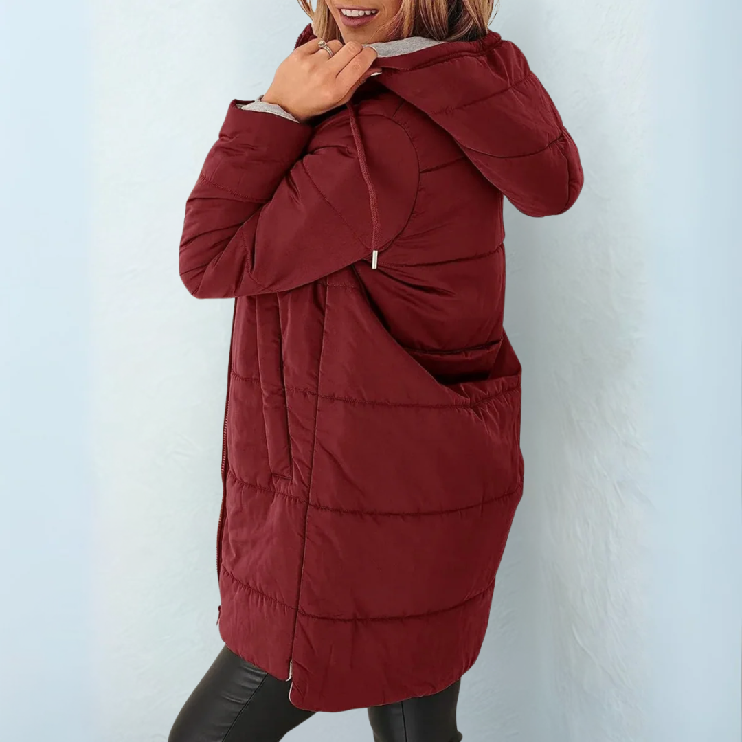 Sandra | Cozy Hooded Winter Coat