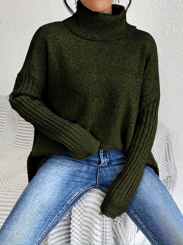 Laila | Oversized Turtleneck Sweater