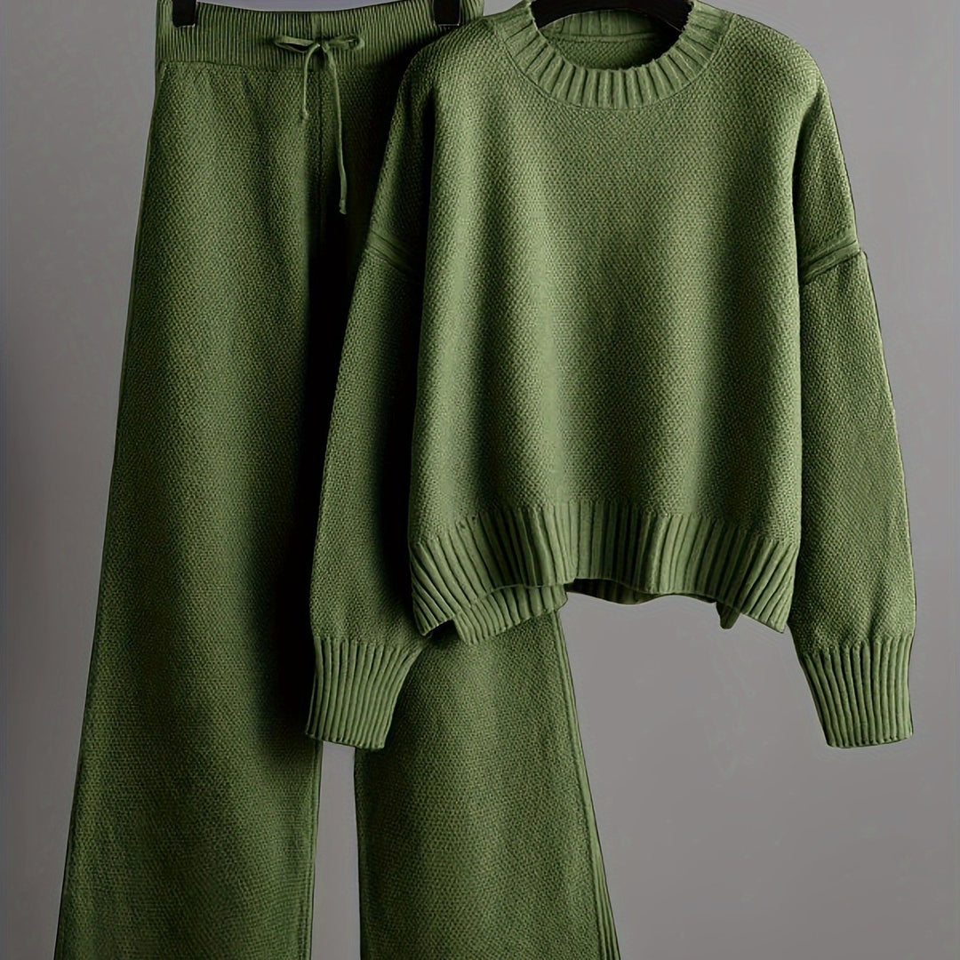 Joan | Relaxed Sweater & Wide-Leg Pants Set