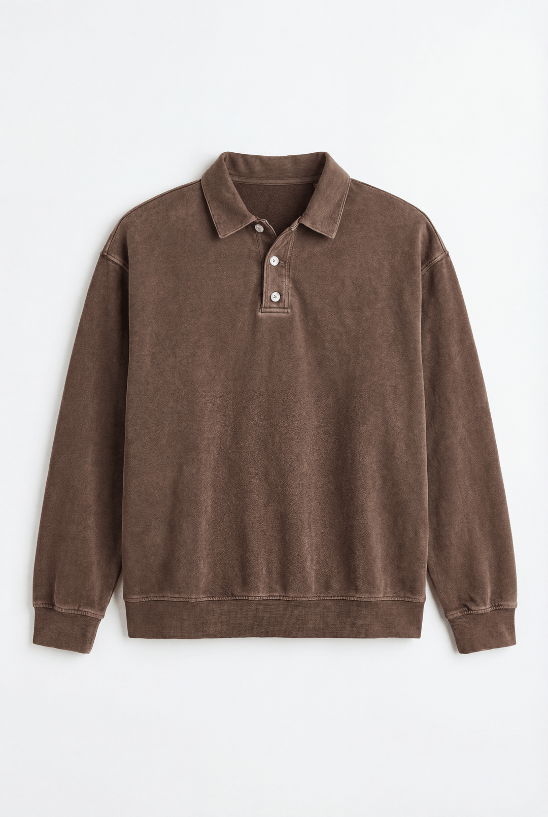 Harrison | Refined Long-Sleeve Polo Sweater