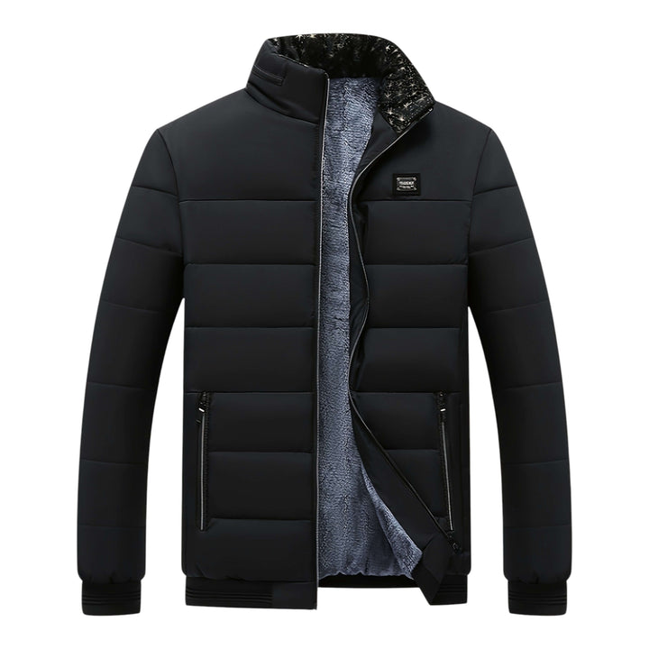 Rowen | Structured High-Collar Smooth Puffer Jacket