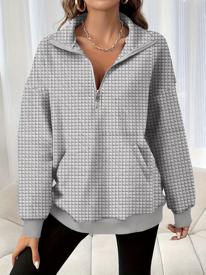 Keira | Cozy Zip-Collar Pullover