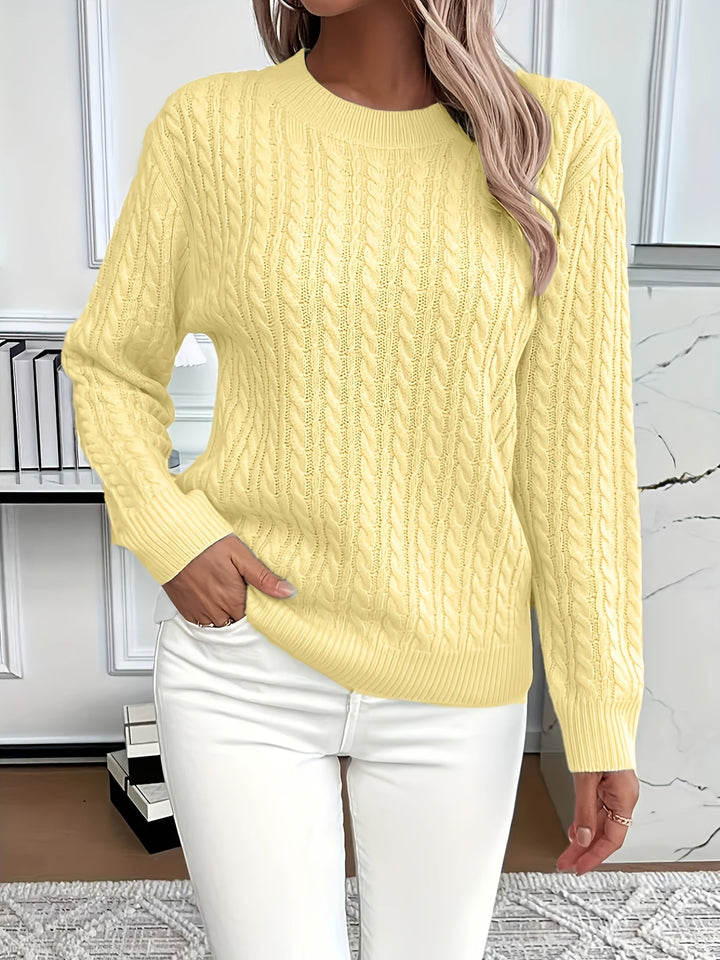 Sophia | Classic Cable Knit Jumper