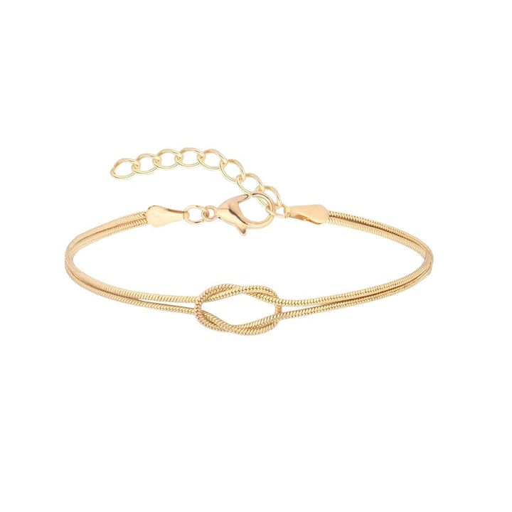 Elena | Elegant Knot Chain Bracelet