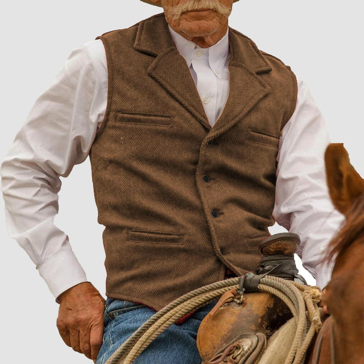 Rowan | Tailored Western-Inspired Classic Vest