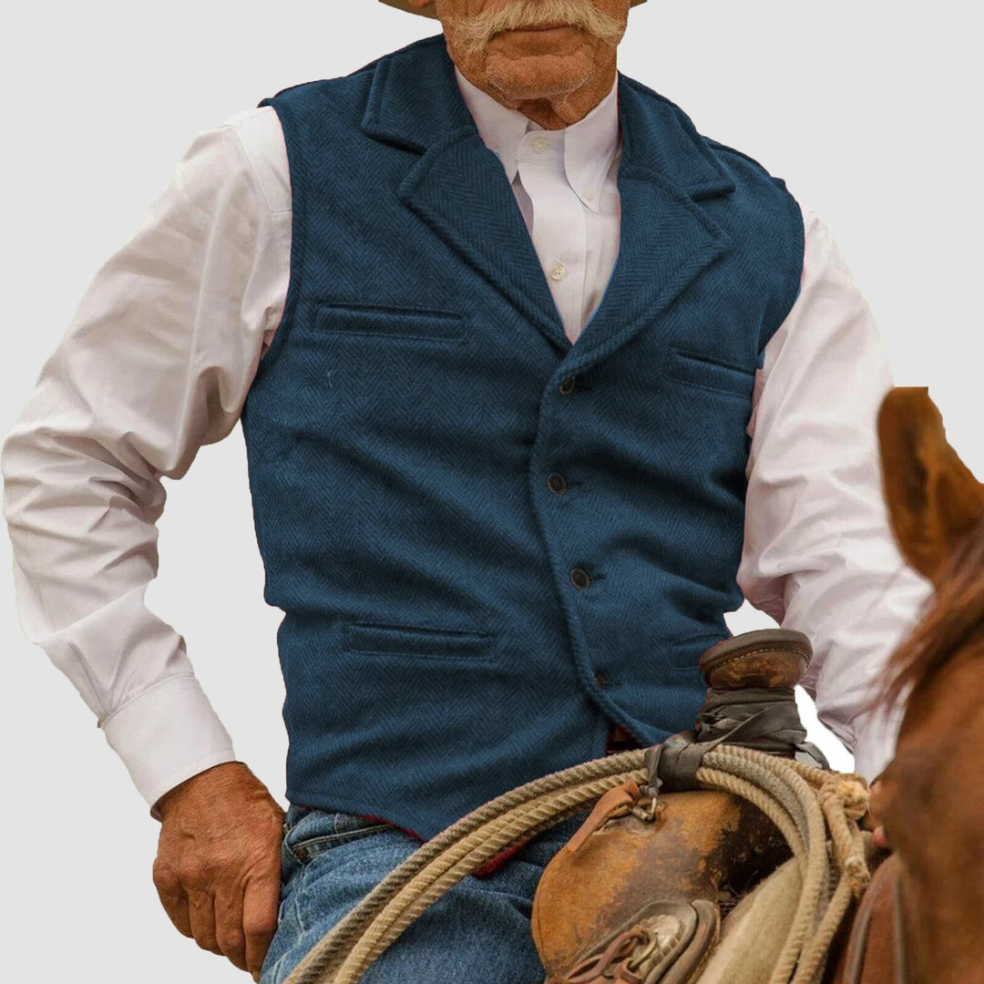 Rowan | Tailored Western-Inspired Classic Vest
