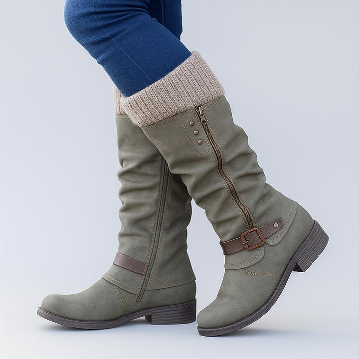 Bonnie | Elegant Supportive Buckle Boots