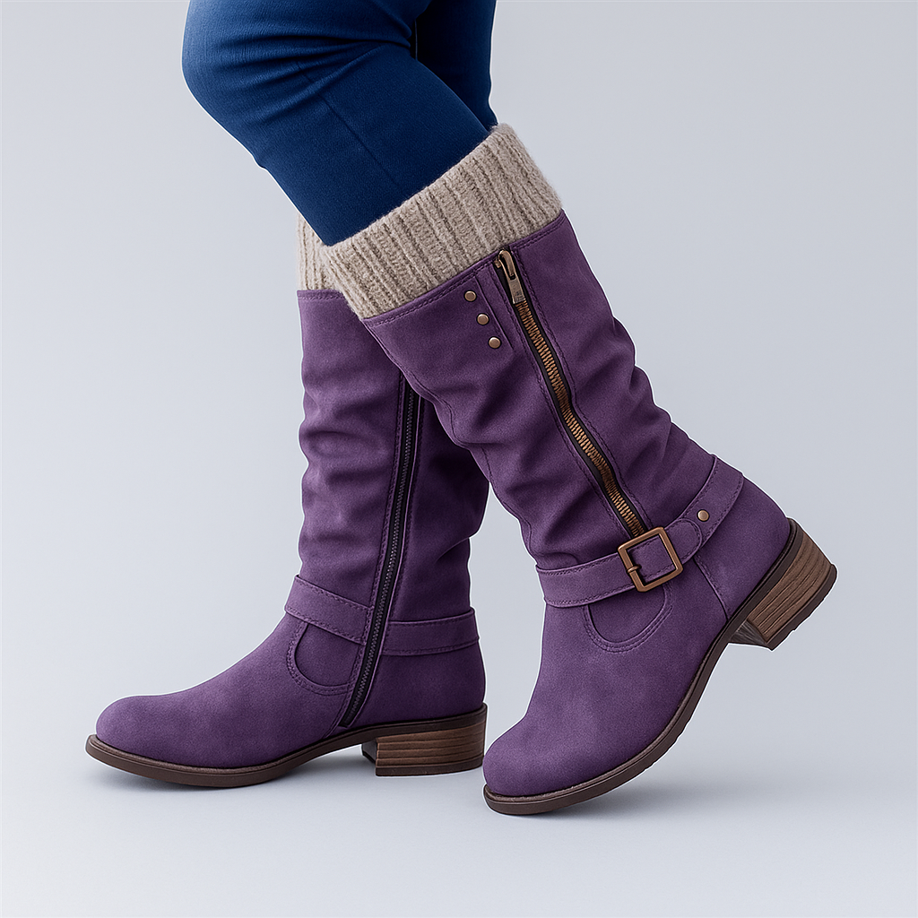 Bonnie | Elegant Supportive Buckle Boots