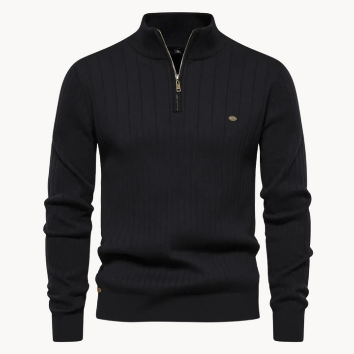 Ryan | Elevated Quarter-Zip Knit Sweater