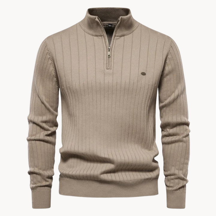 Ryan | Elevated Quarter-Zip Knit Sweater