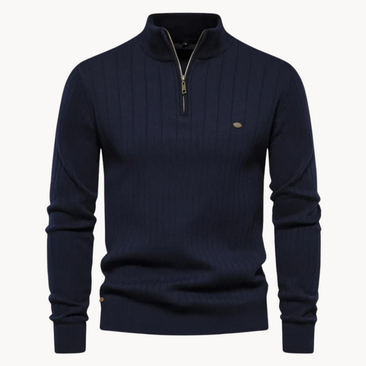 Ryan | Elevated Quarter-Zip Knit Sweater