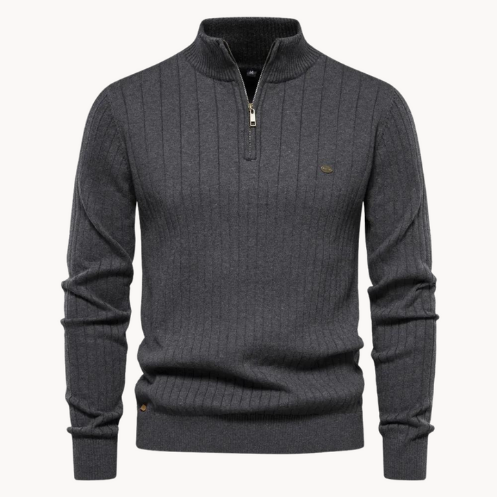 Ryan | Elevated Quarter-Zip Knit Sweater