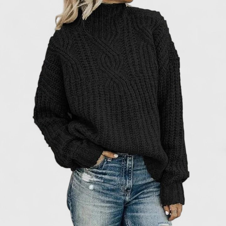 Brielle | Elevated Cable-Detail Silhouette Sweater