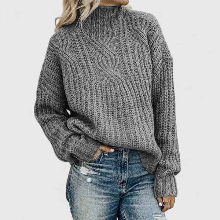 Brielle | Elevated Cable-Detail Silhouette Sweater
