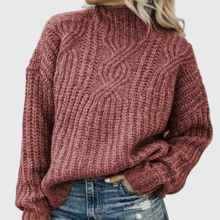 Brielle | Elevated Cable-Detail Silhouette Sweater