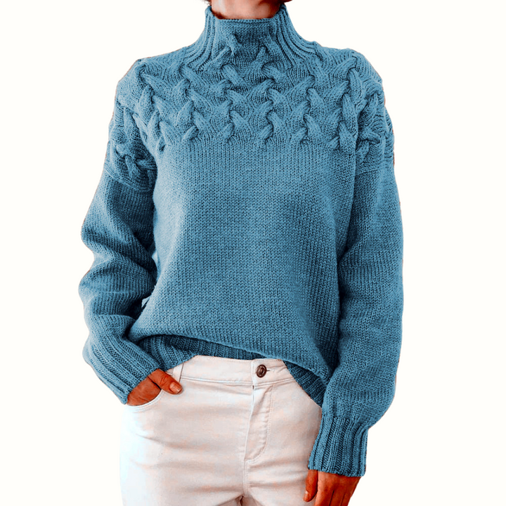 Andrea | Elegant Turtleneck Knit Sweater