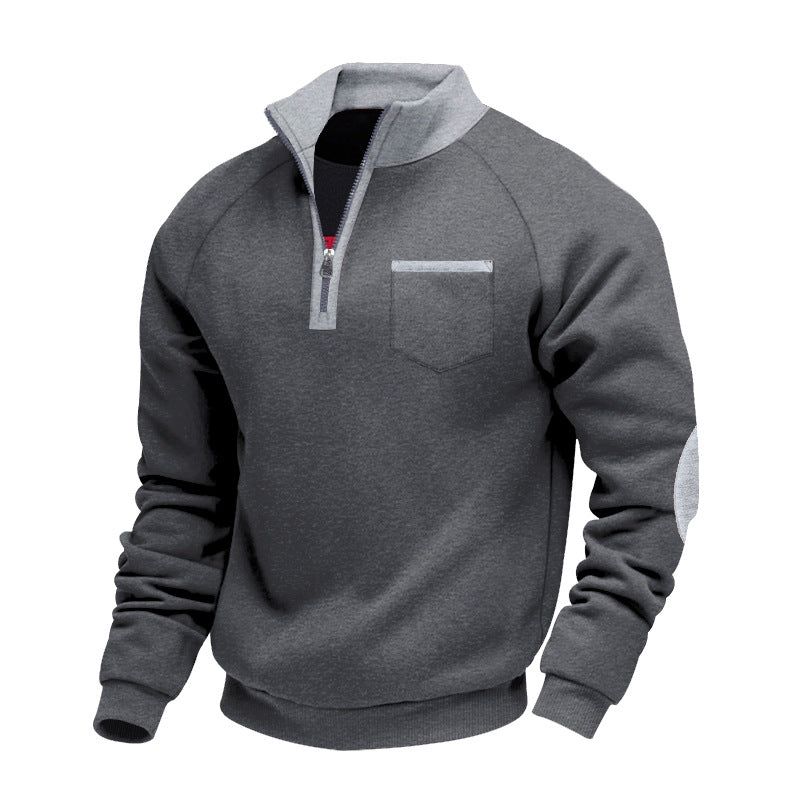 Luke | Classic Quarter-Zip Sweatshirt