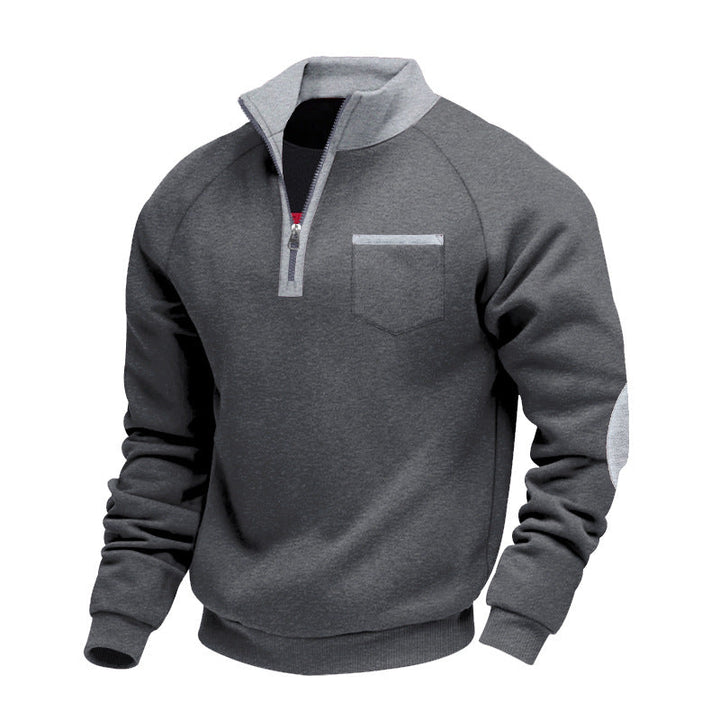 Luke | Classic Quarter-Zip Sweatshirt