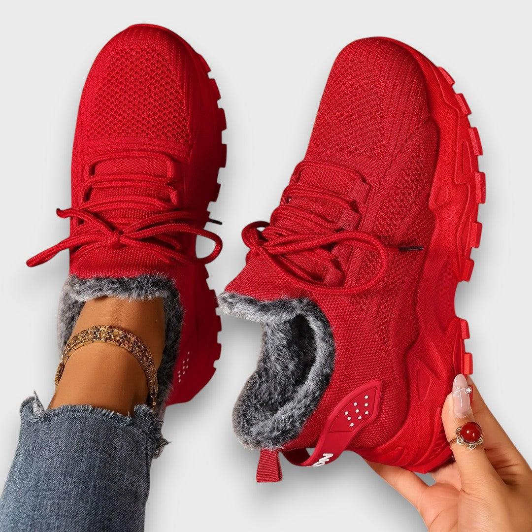 Betty | Cozy Lace-Up Winter Sneakers