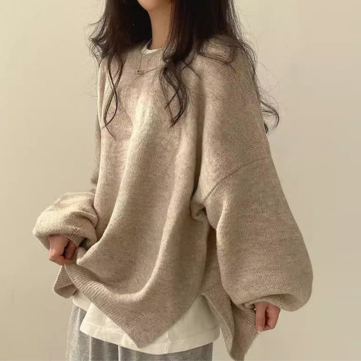 Madison | Relaxed Drop-Shoulder Knit Sweater