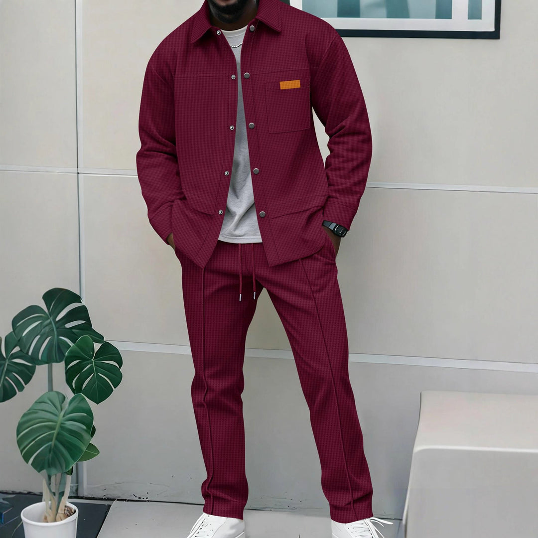 Landon | Sleek Matching Zip-Front Bomber Jacket Set