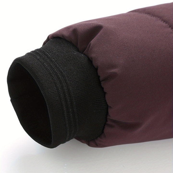 Rowen | Structured High-Collar Smooth Puffer Jacket