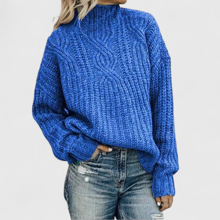 Brielle | Elevated Cable-Detail Silhouette Sweater