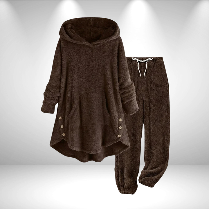 Cressy | Cozy Draped Hooded Lounge Set