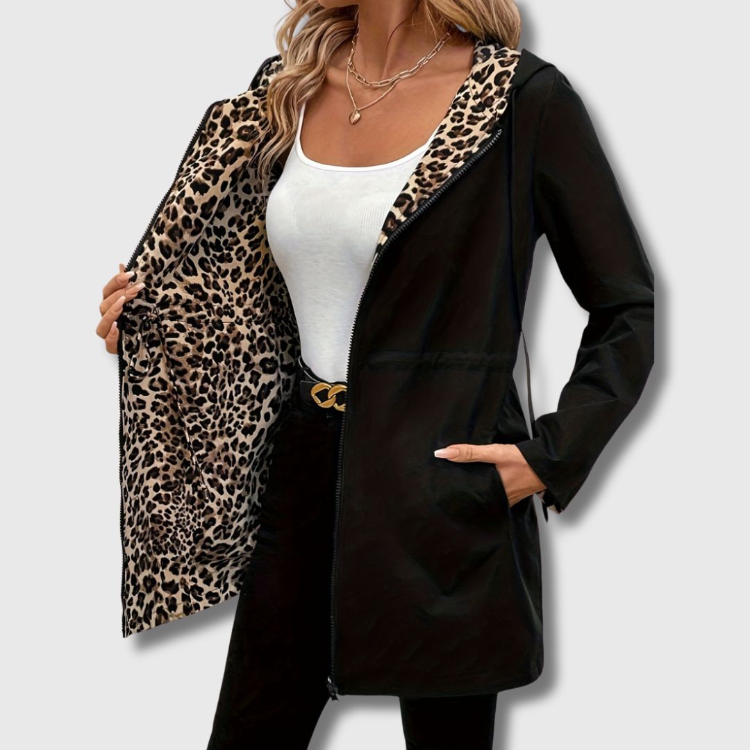 Salena | Women's Reversible Leopard Print Jacket