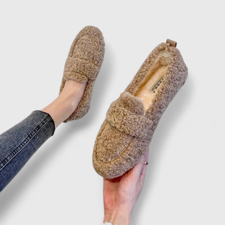 Joyce | Warm & Elegant Teddy Loafers