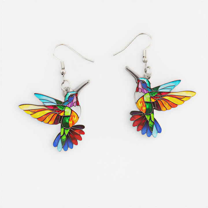 Lana | Colorful Hummingbird Earrings