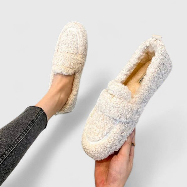Joyce | Warm & Elegant Teddy Loafers