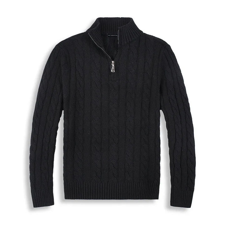Colyn | Old Money Half-Zip Sweater