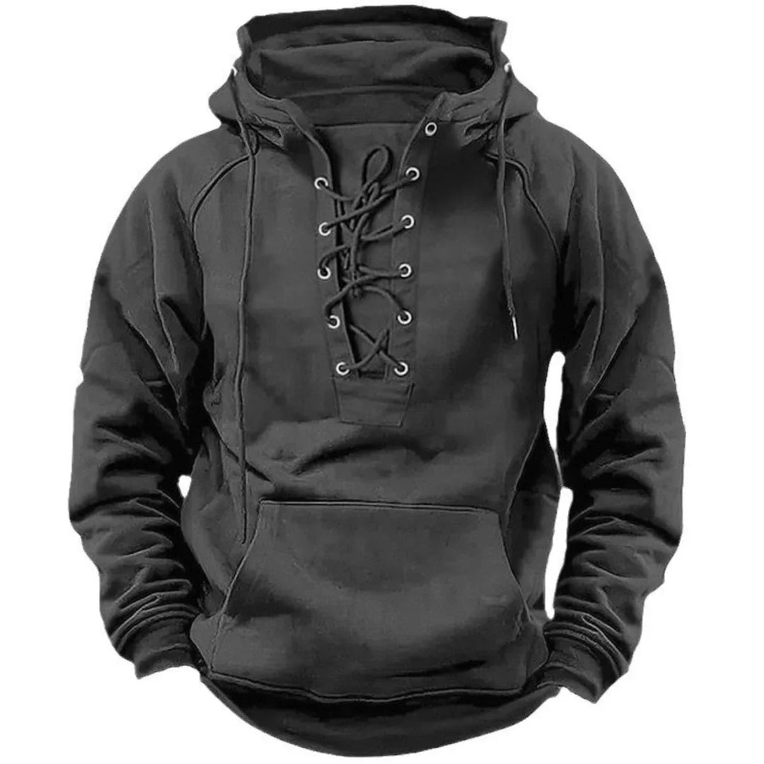 Dawson | Retro Lace-Up Outdoor Hoodie