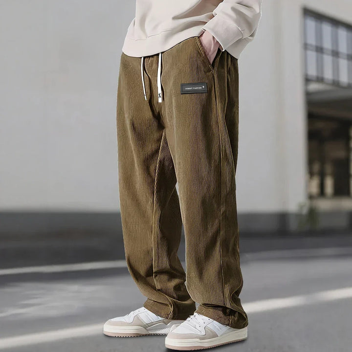 Lucas | Relaxed Drawstring Straight-Leg Pants