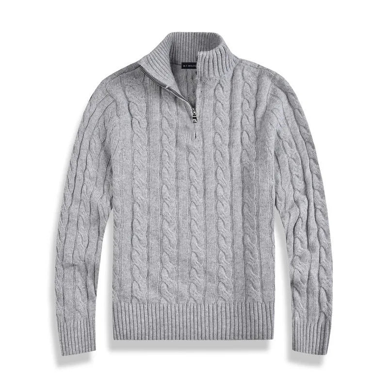 Colyn | Old Money Half-Zip Sweater