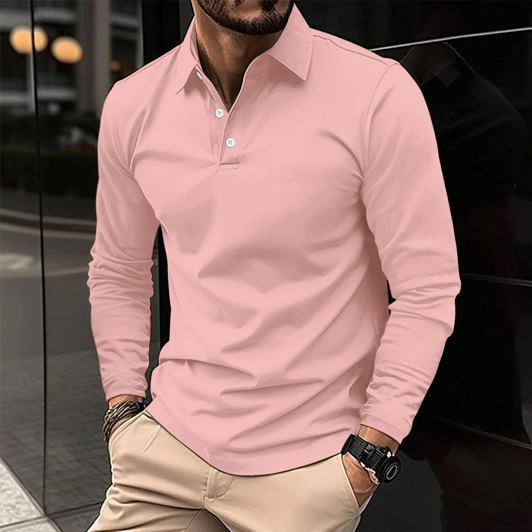 Luca | Smart Casual Long-Sleeved Polo