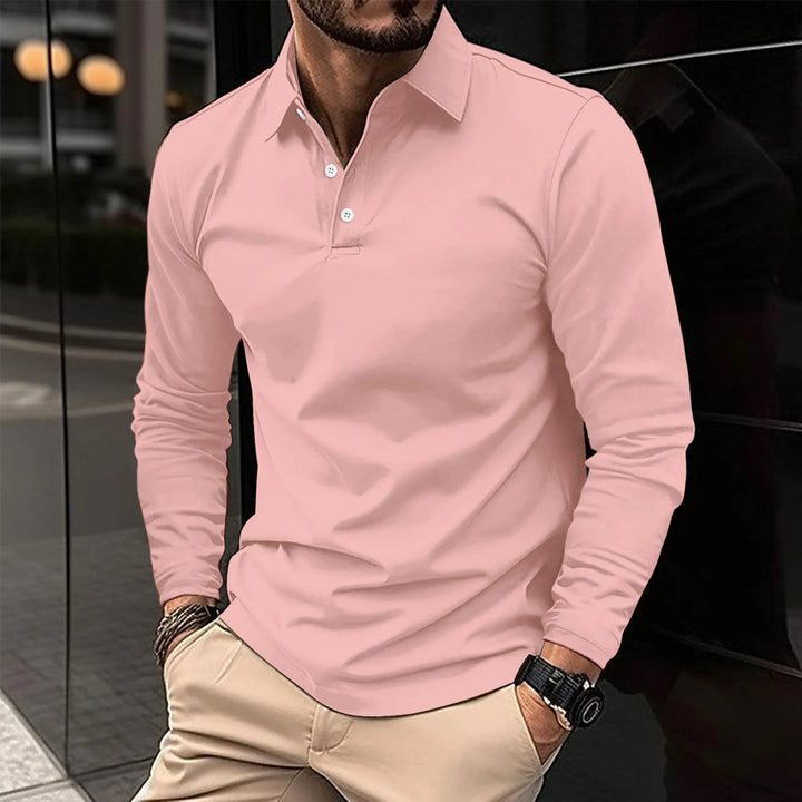 Luca | Smart Casual Long-Sleeved Polo