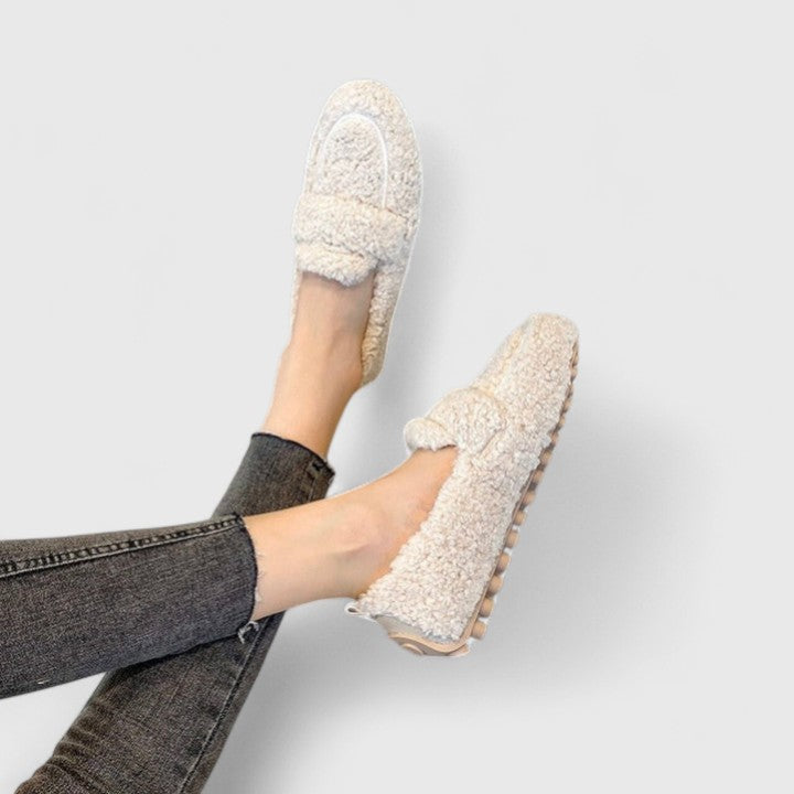 Joyce | Warm & Elegant Teddy Loafers