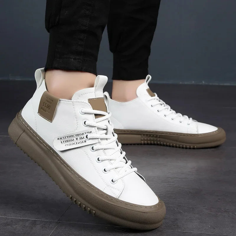 Miles | Minimalist Streetwear Lace-Up Sneakers