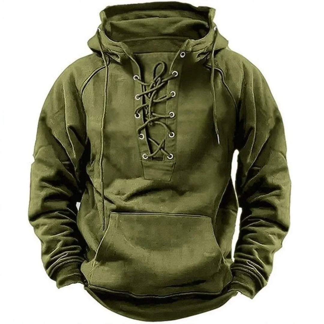 Dawson | Retro Lace-Up Outdoor Hoodie