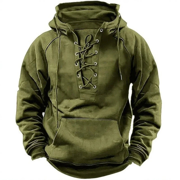 Dawson | Retro Lace-Up Outdoor Hoodie