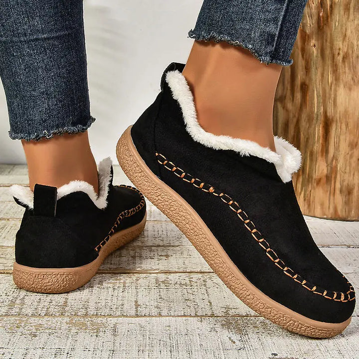 Elise | Cozy Lined Slip-On Ankle Boots