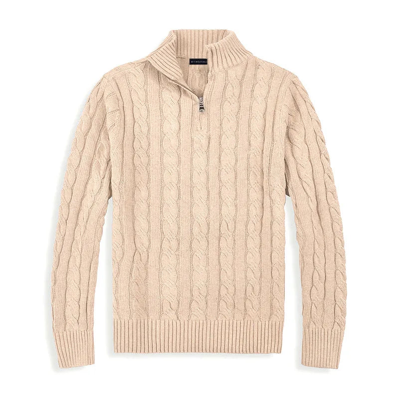 Colyn | Old Money Half-Zip Sweater
