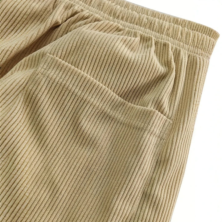 Lucas | Relaxed Drawstring Straight-Leg Pants