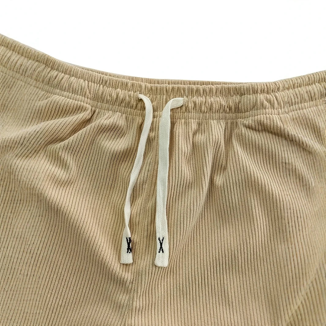 Lucas | Relaxed Drawstring Straight-Leg Pants