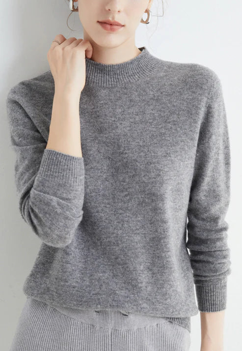 Aurelia | Soft-Touch High-Neck Classic Style Sweater